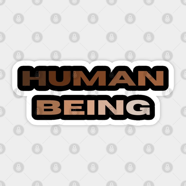 Human Being Sticker by Funky Mama